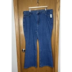 Old Navy Higher High Rise Flare Secret Smooth Pockets Denim Jeans Plus Size 24